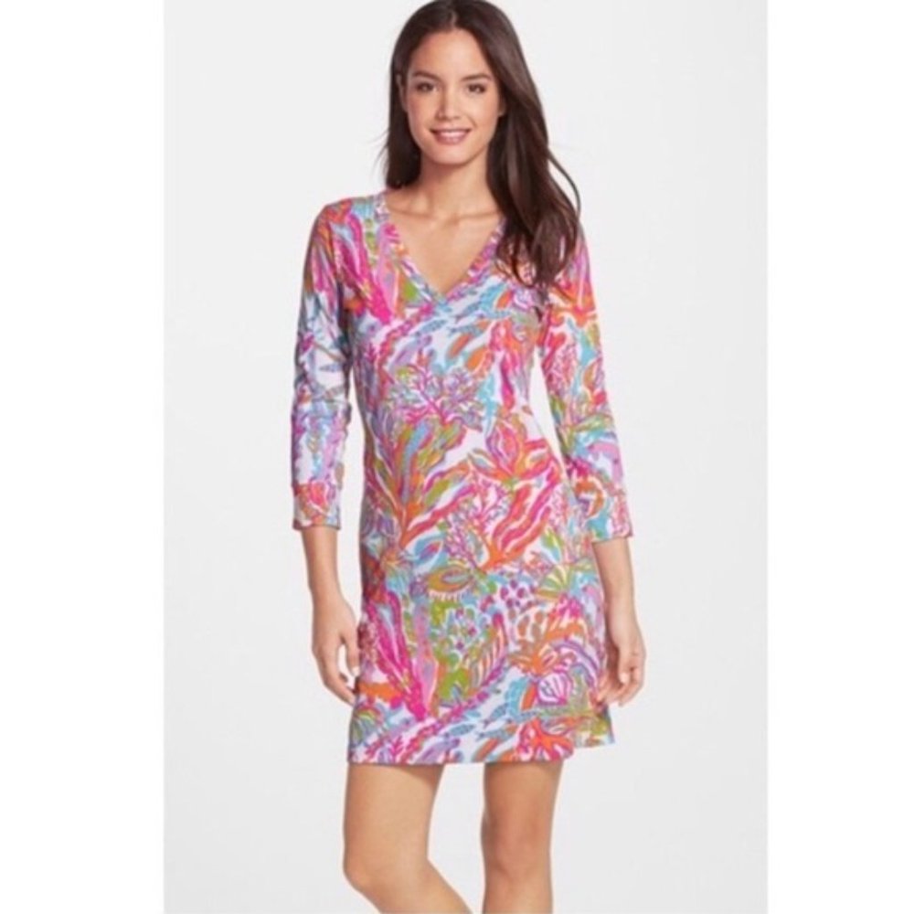 Lilly Pulitzer Christie Dress “Scuba to Cuba” 🪼🪸